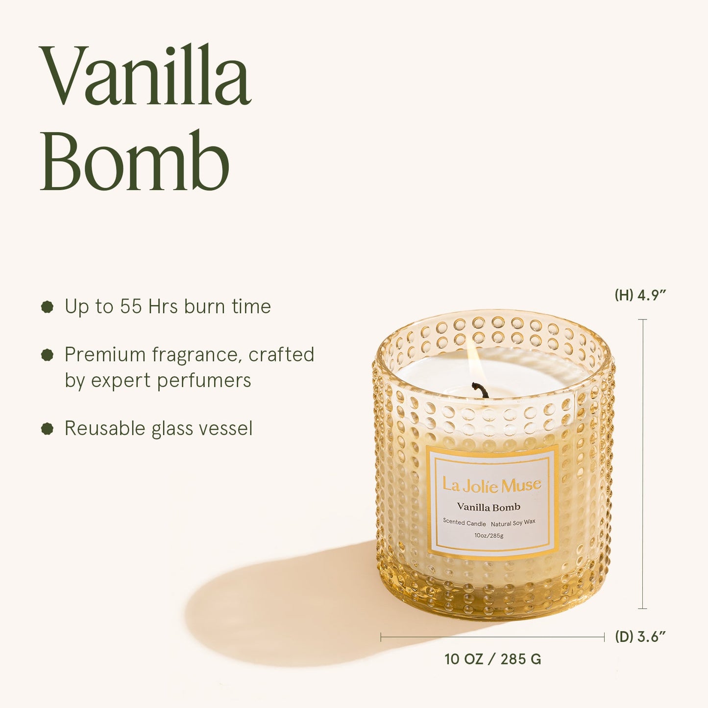 Marvella - Vanilla Bomb 10oz Candle