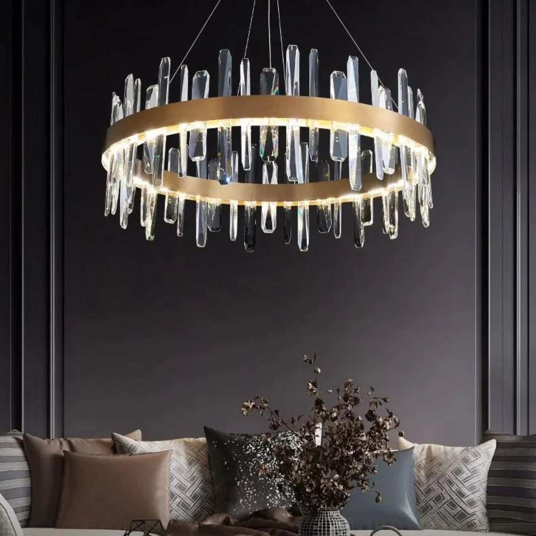 Candelabro Marilyn moderno de cristal