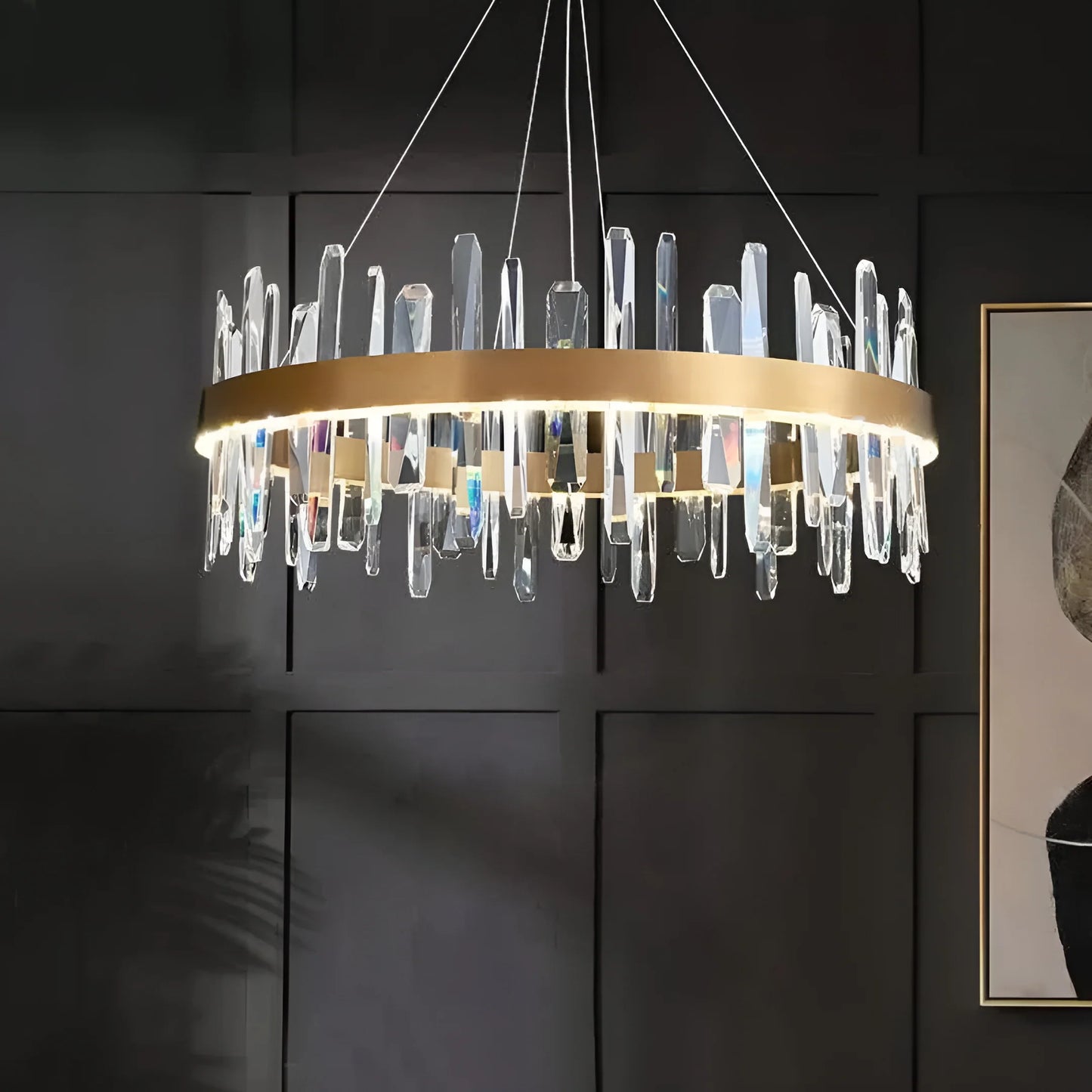 Candelabro Marilyn moderno de cristal