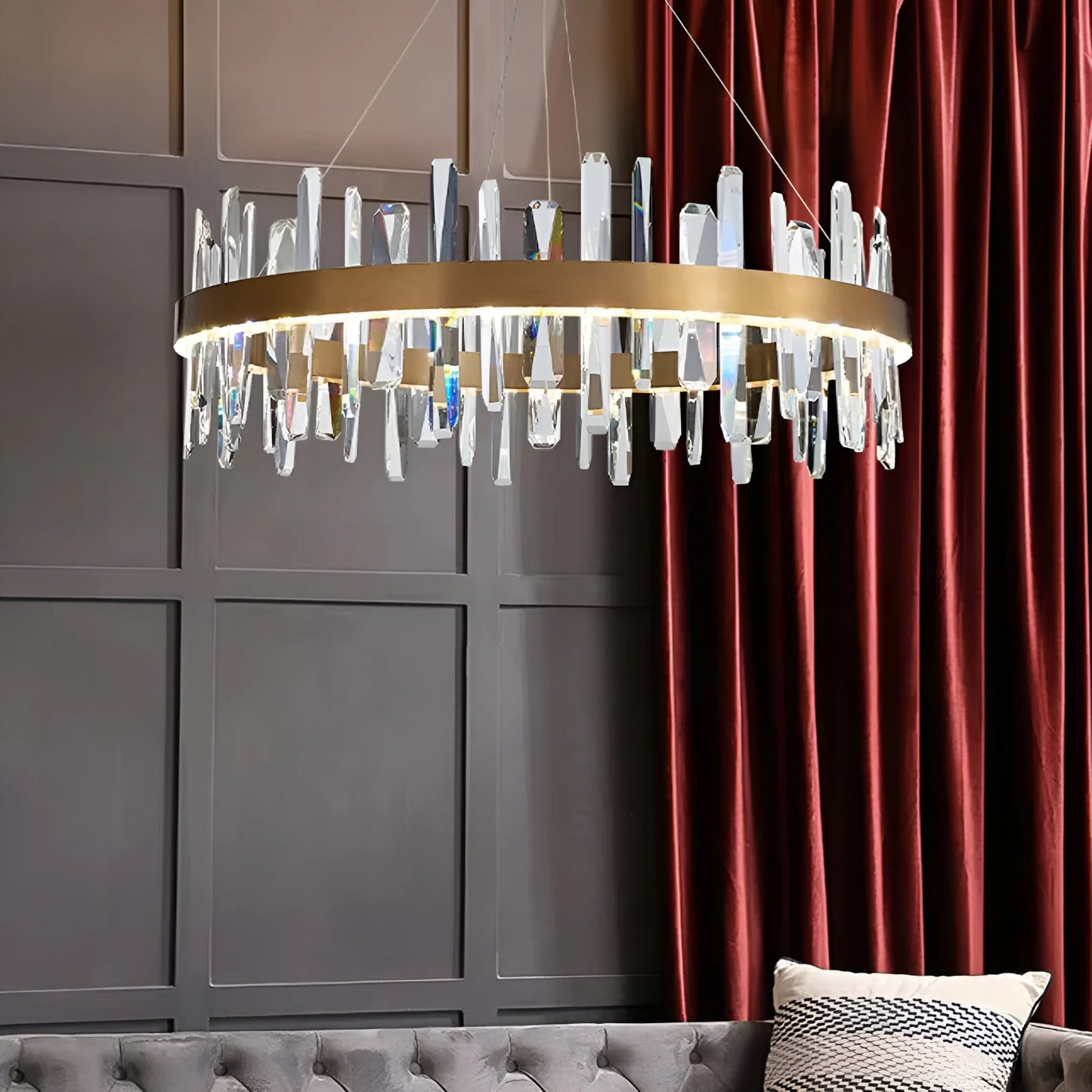 Candelabro Marilyn moderno de cristal
