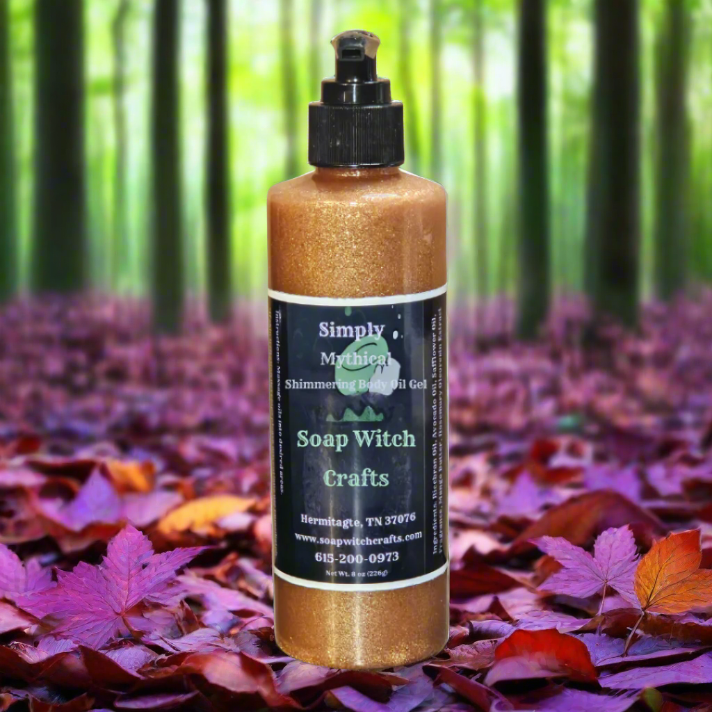 Gel Aceite Corporal Brillante Simplemente Mítico - Sangría de Pitahaya