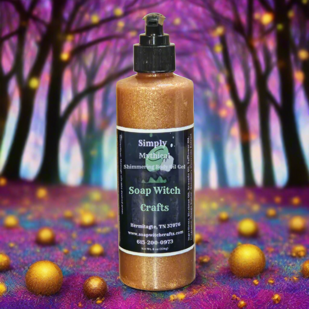 Simply Mythical Gel Aceite Corporal Luminoso - Sueños de Vainilla