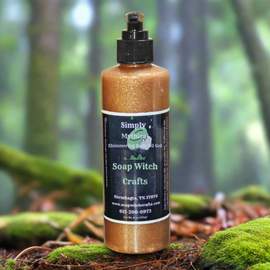 Gel Aceite Corporal Brillante Simply Mythical - Madreselva Limón
