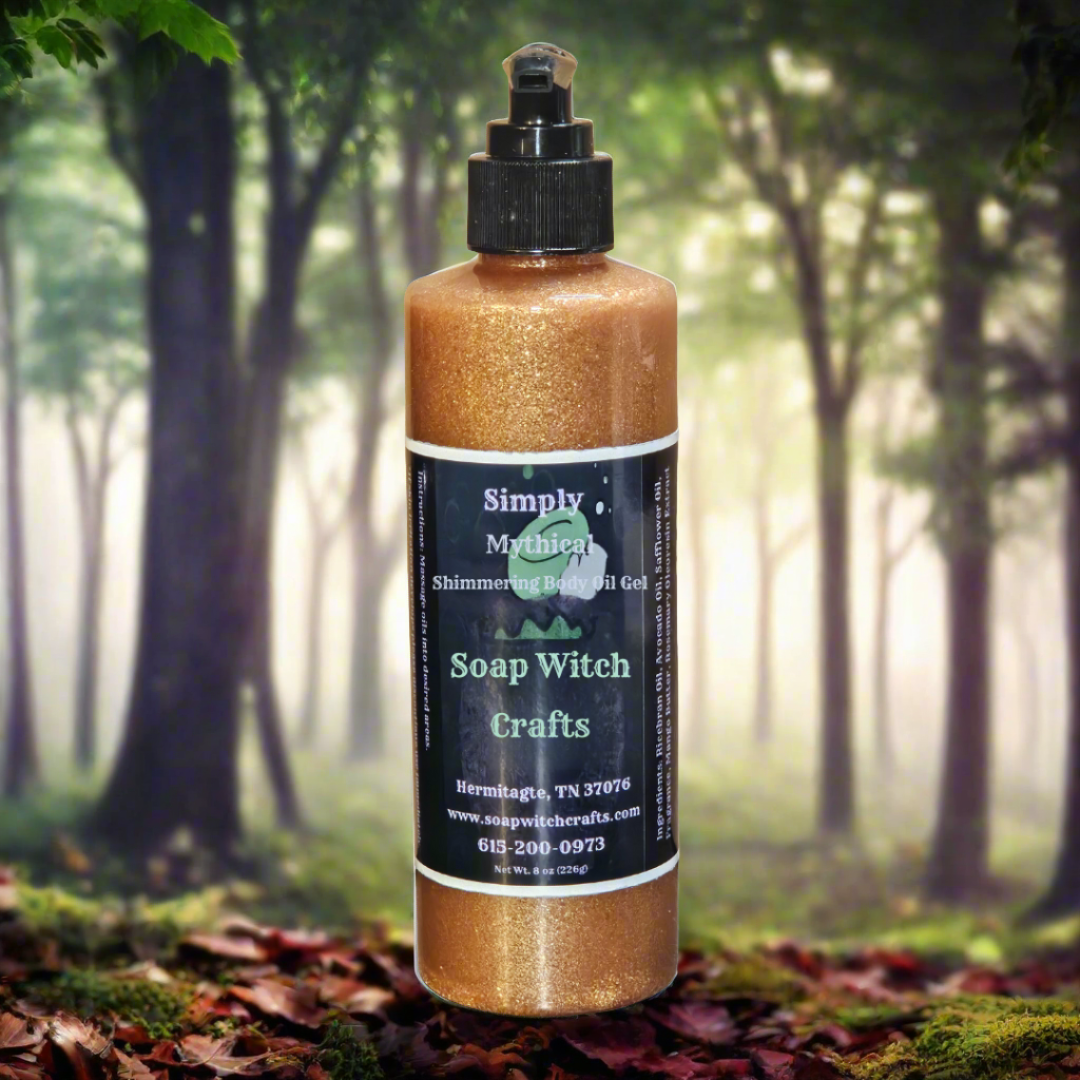 Gel de aceite corporal brillante Simply Mythical - Fantasía Tropical
