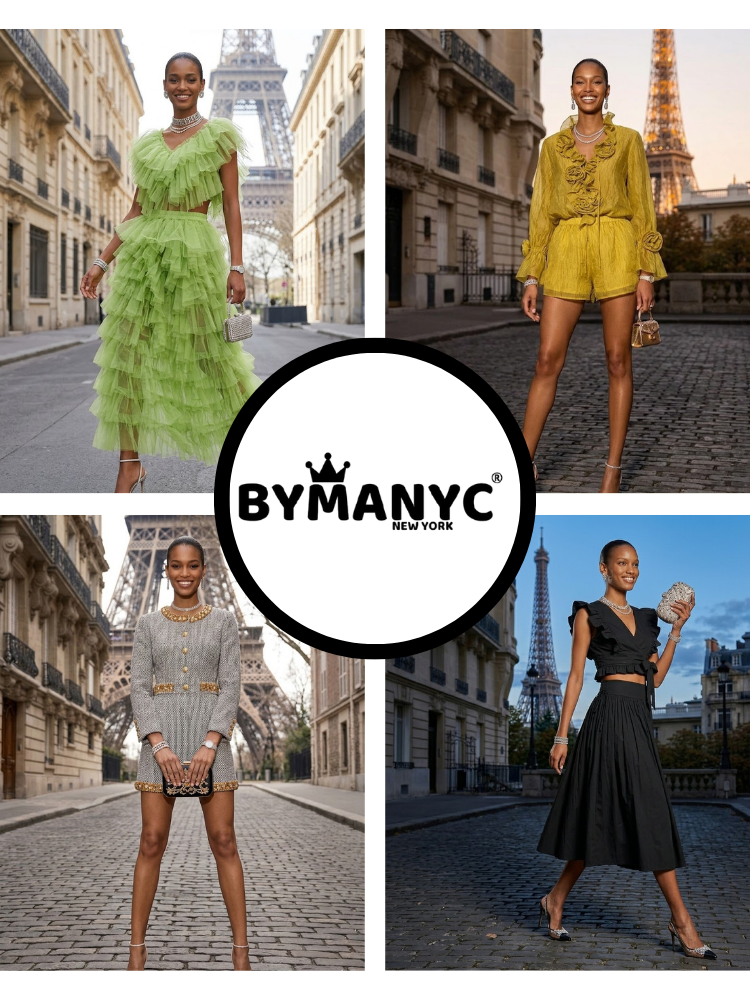 Matching Set Women's PALAIS GARNIER New Collection PARIS LE MARAIS BYMANYC ® New York