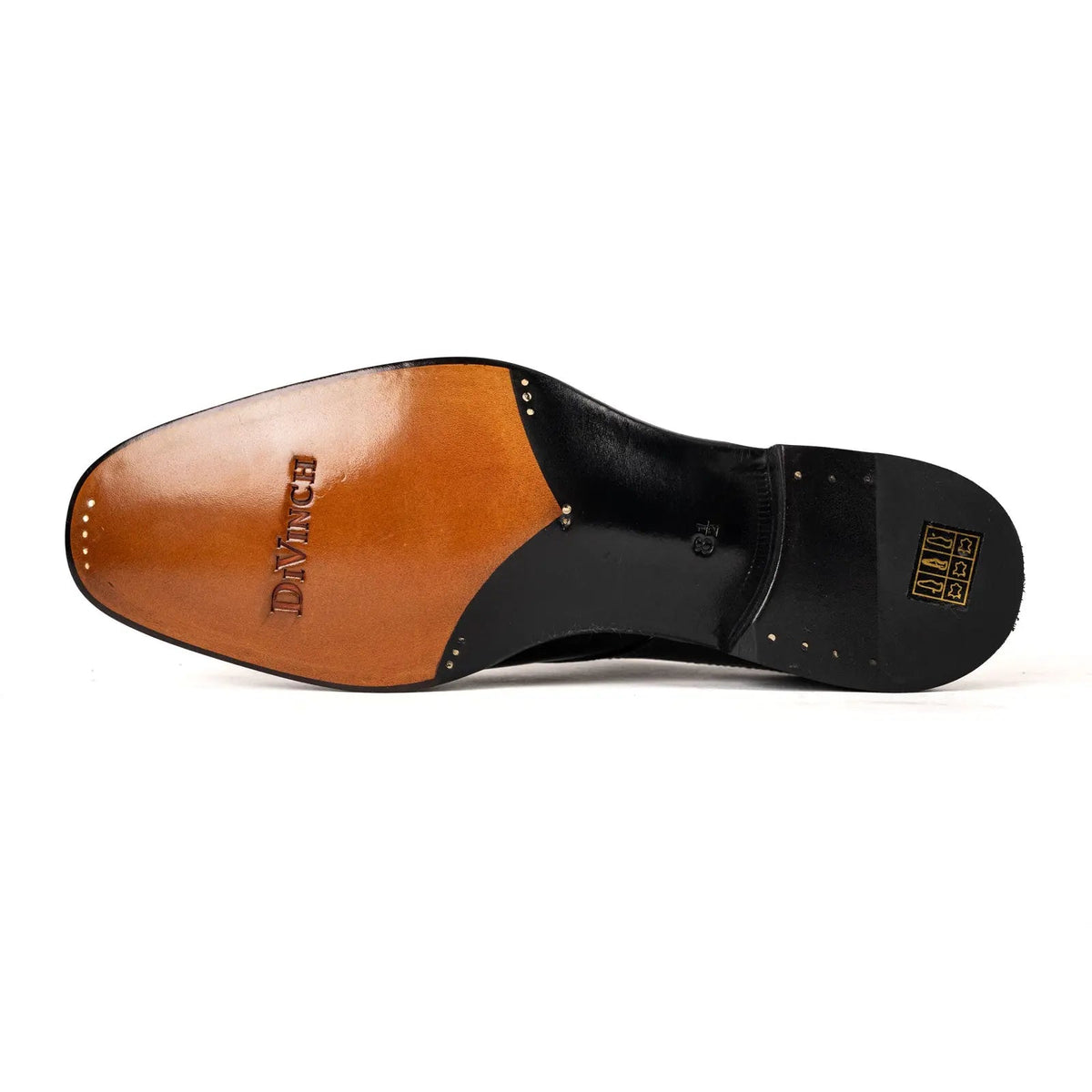 Black Plain-Toe Cow Leather Oxford Shoes