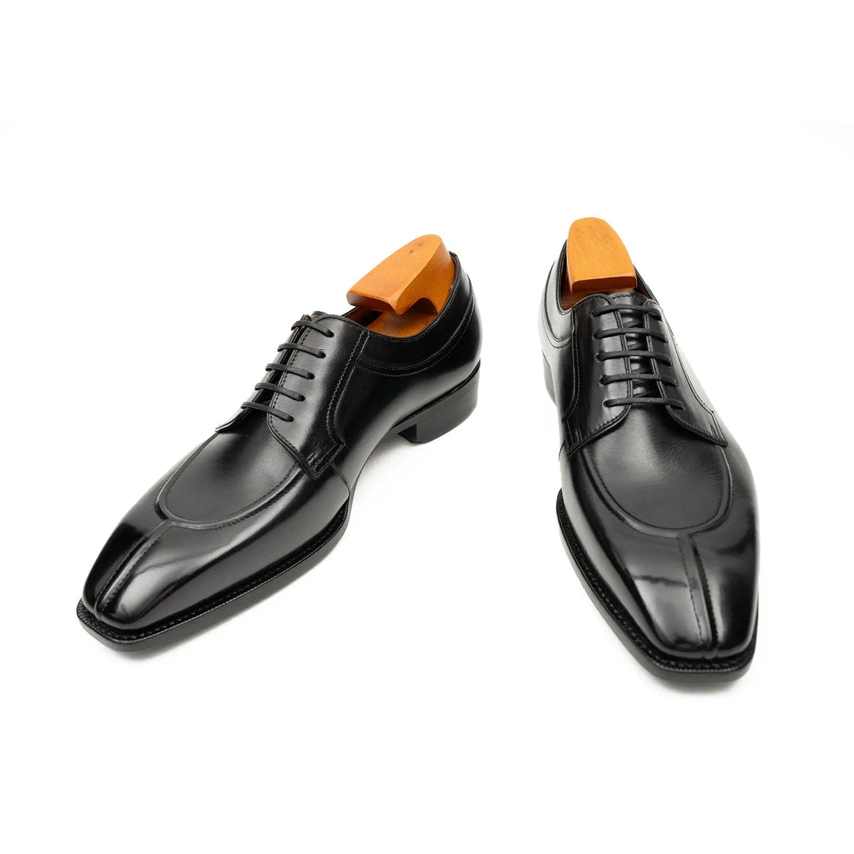 Black Calf Leather Oxford Shoes