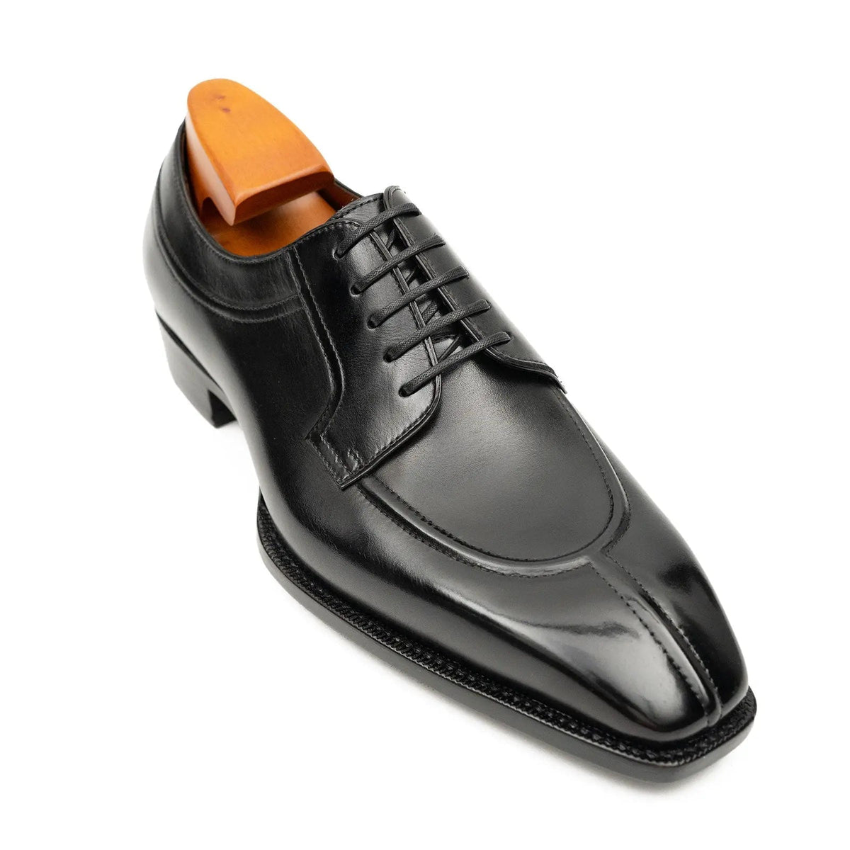 Black Calf Leather Oxford Shoes