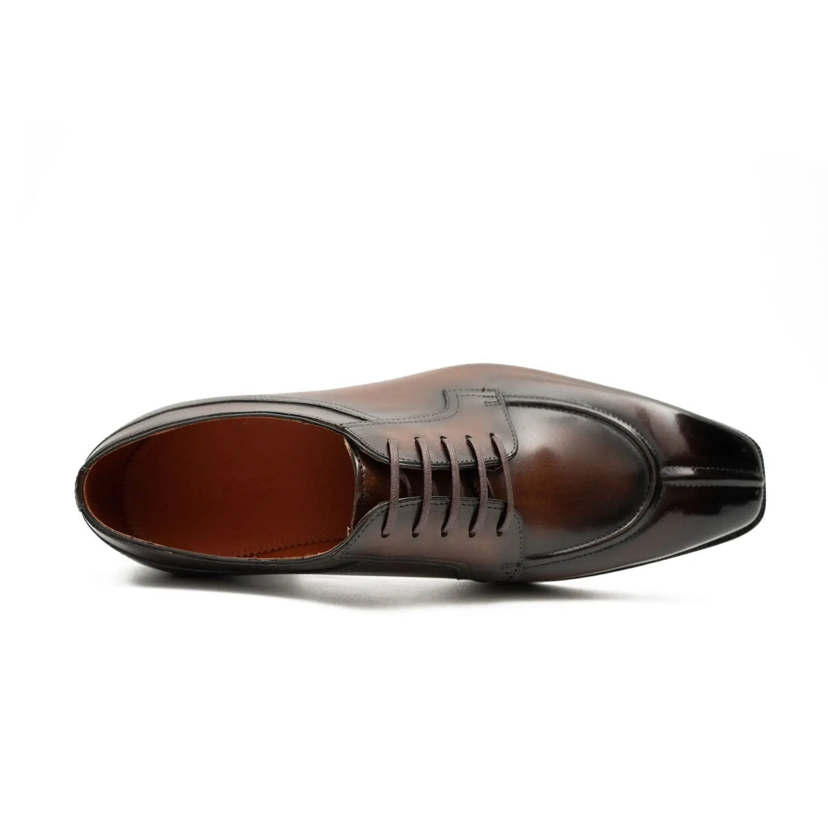 Brown Calf Leather Derby Shoes