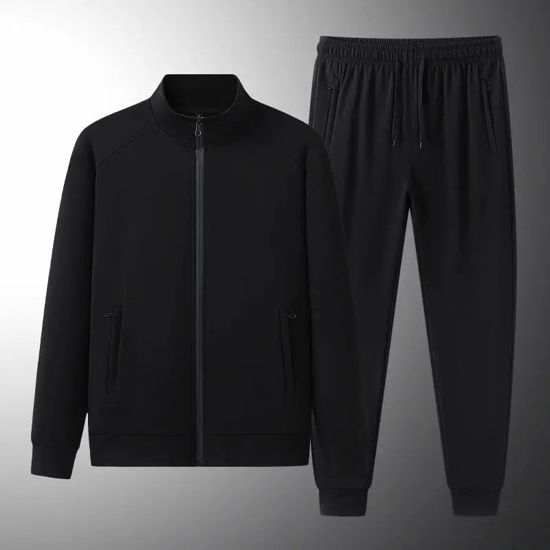 Traje de dos piezas de sudadera y pantalón deportivo de primavera y otoño para hombre