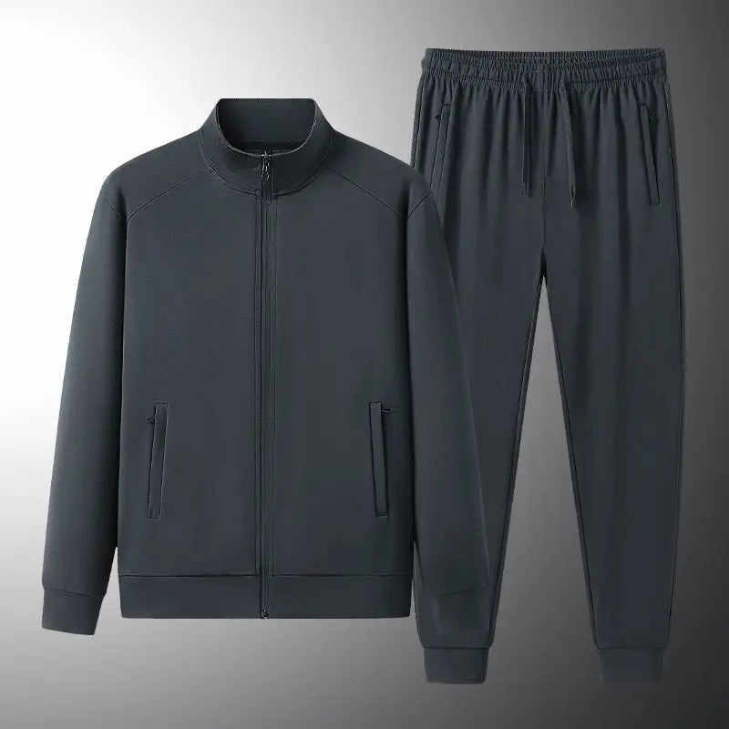Traje de dos piezas de sudadera y pantalón deportivo de primavera y otoño para hombre