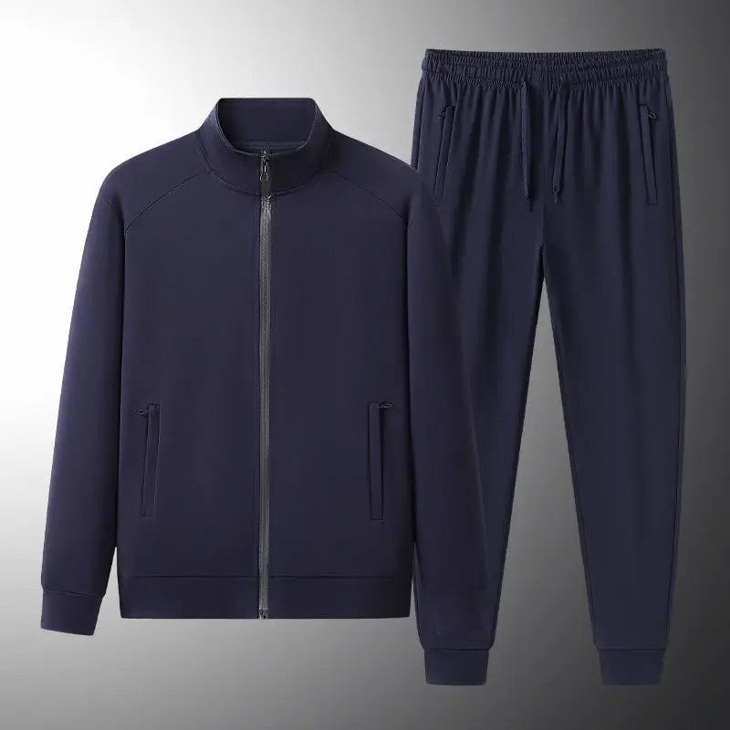Traje de dos piezas de sudadera y pantalón deportivo de primavera y otoño para hombre