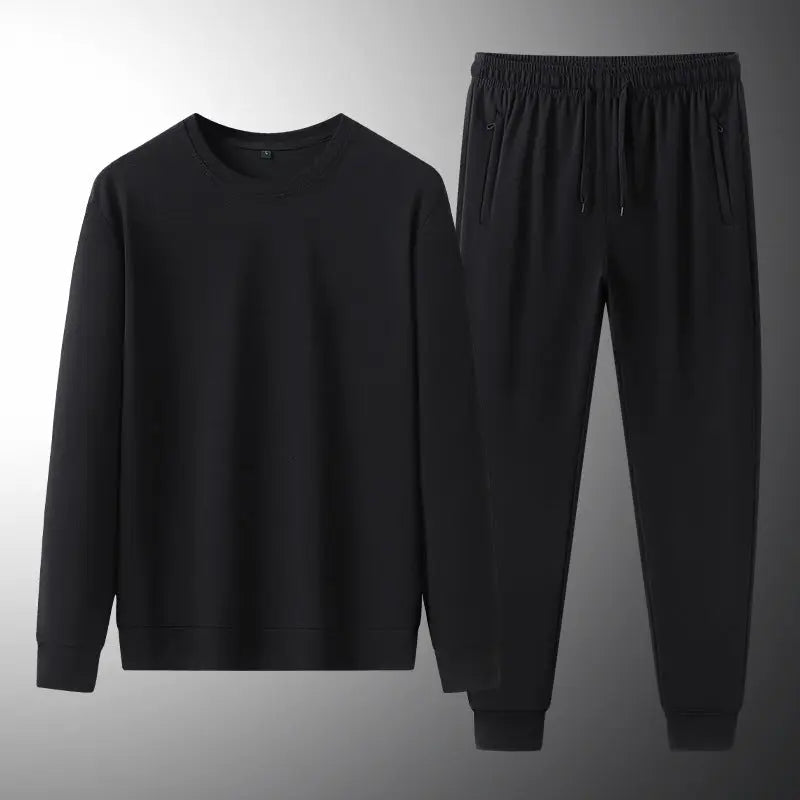 Traje de dos piezas de sudadera y pantalón deportivo de primavera y otoño para hombre