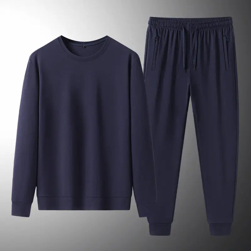Traje de dos piezas de sudadera y pantalón deportivo de primavera y otoño para hombre