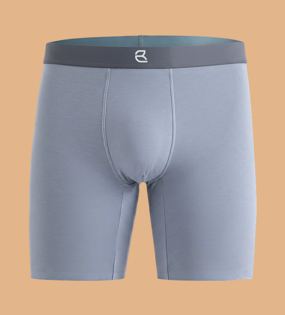 6-Pack Men’s Seamless Anti-Chafe Long Boxer Brief