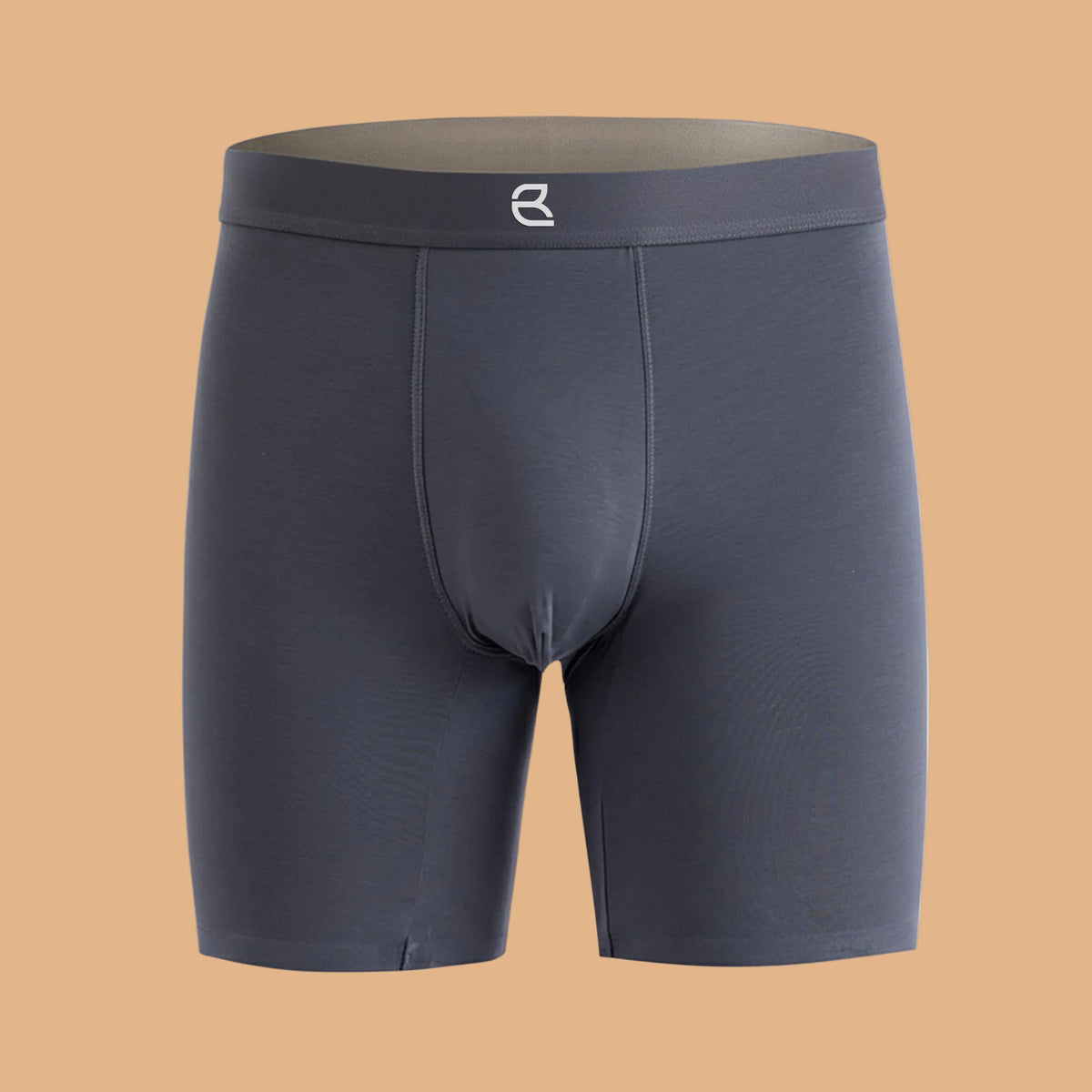 6-Pack Men’s Seamless Anti-Chafe Long Boxer Brief