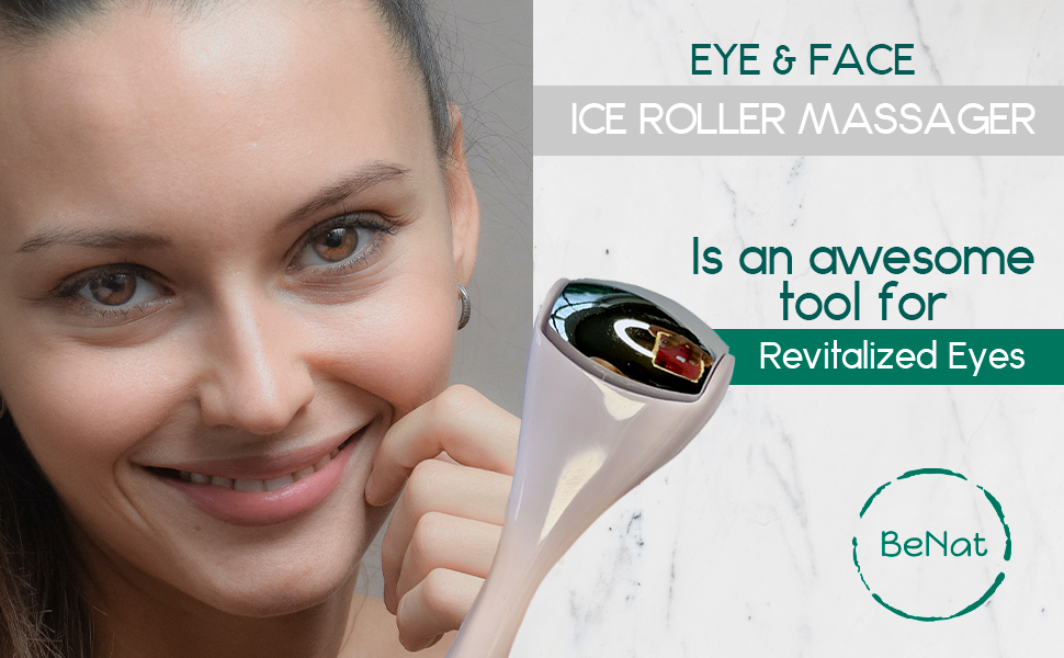 2-Piece Cryotherapy Face & Eye and Body Ice Roller Set