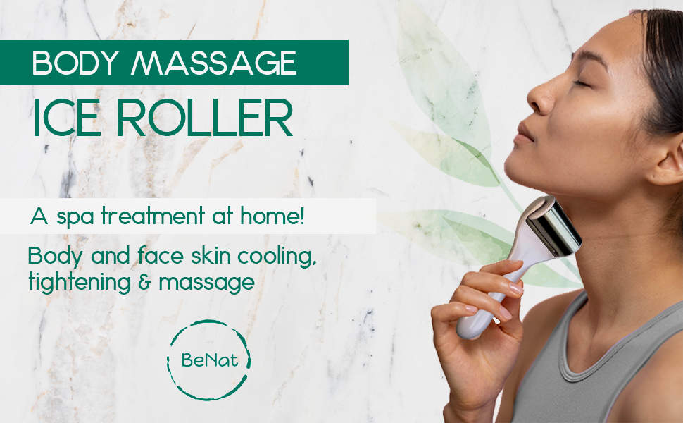 2-Piece Cryotherapy Face & Eye and Body Ice Roller Set