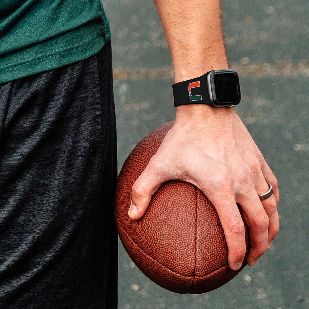 Miami Hurricanes Apple Watch Band