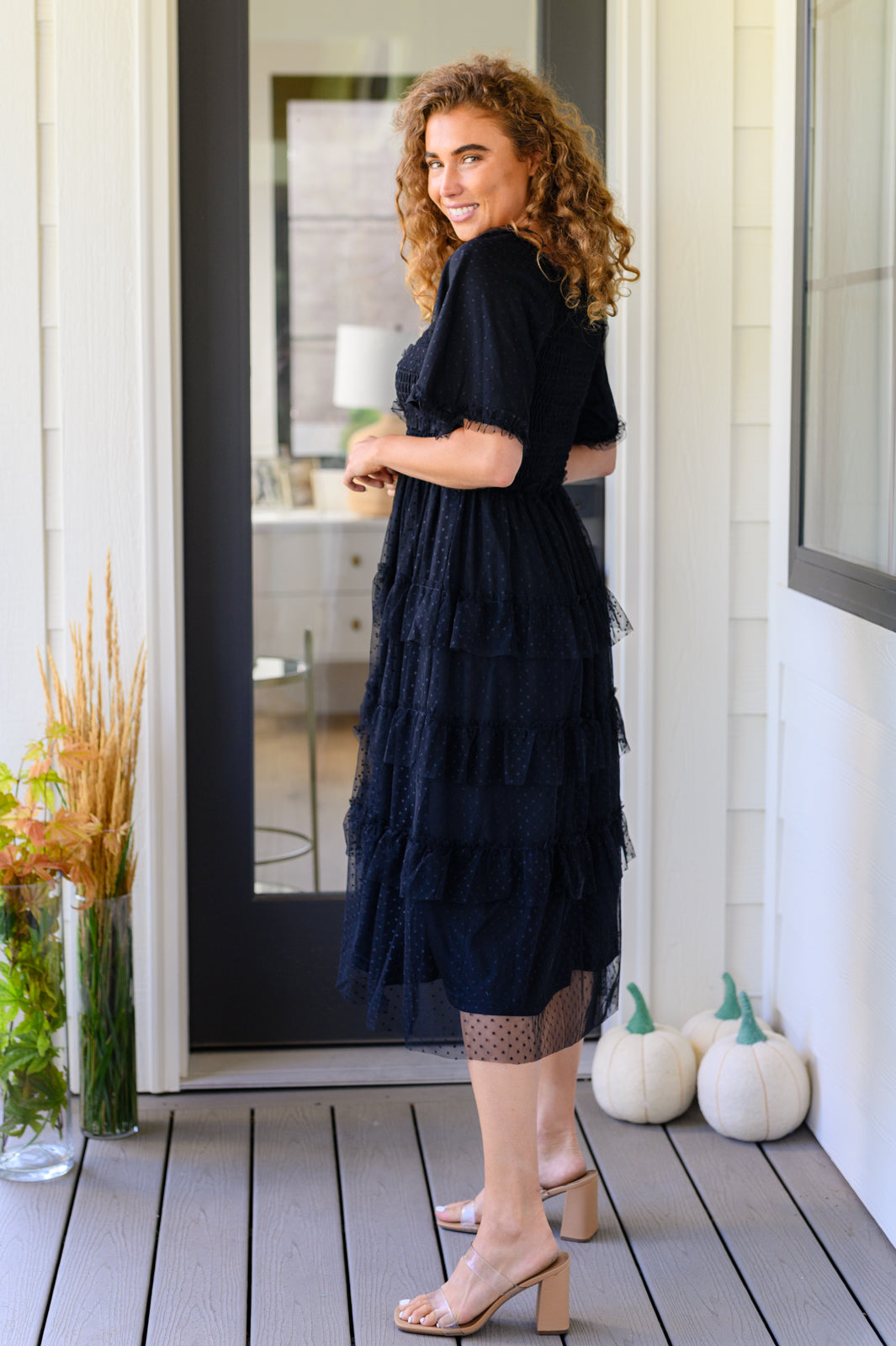 Vestido midi Midnight Waltz