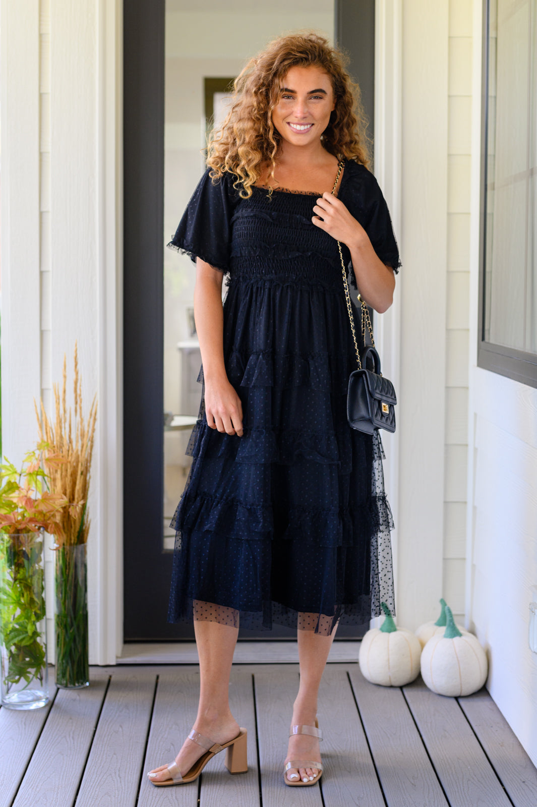 Vestido midi Midnight Waltz