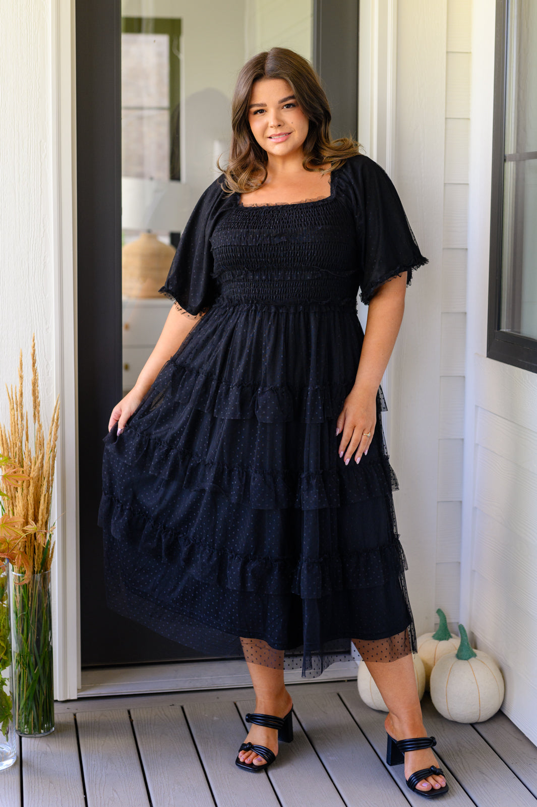 Vestido midi Midnight Waltz