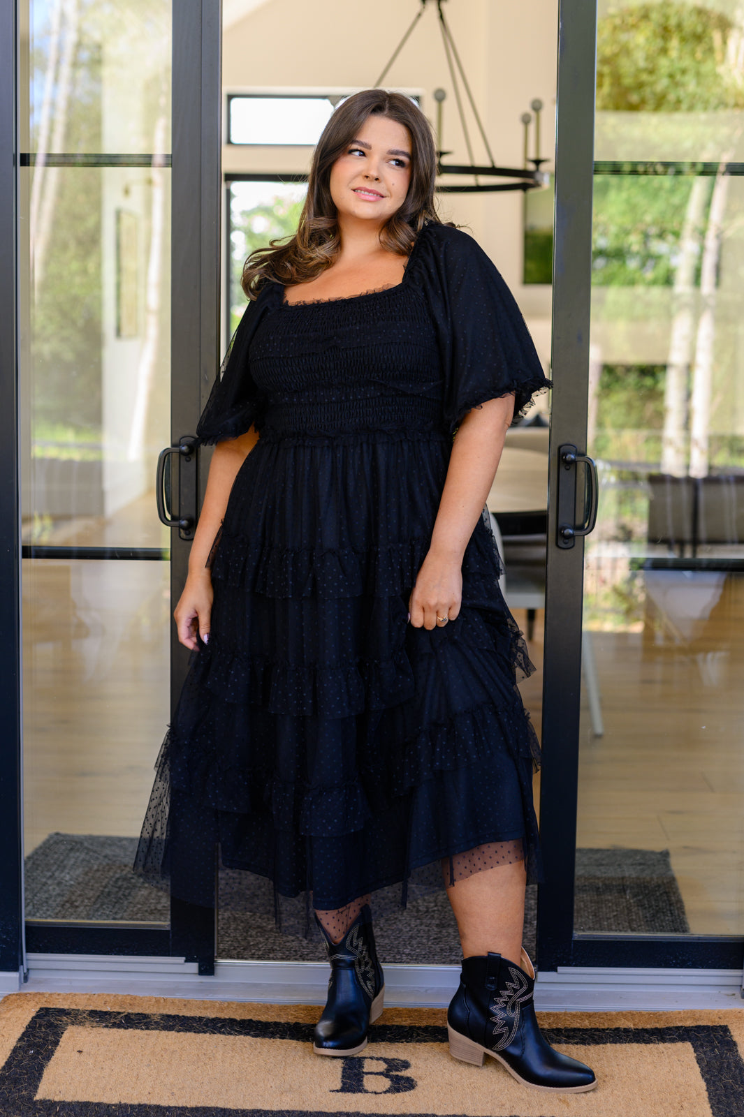 Vestido midi Midnight Waltz