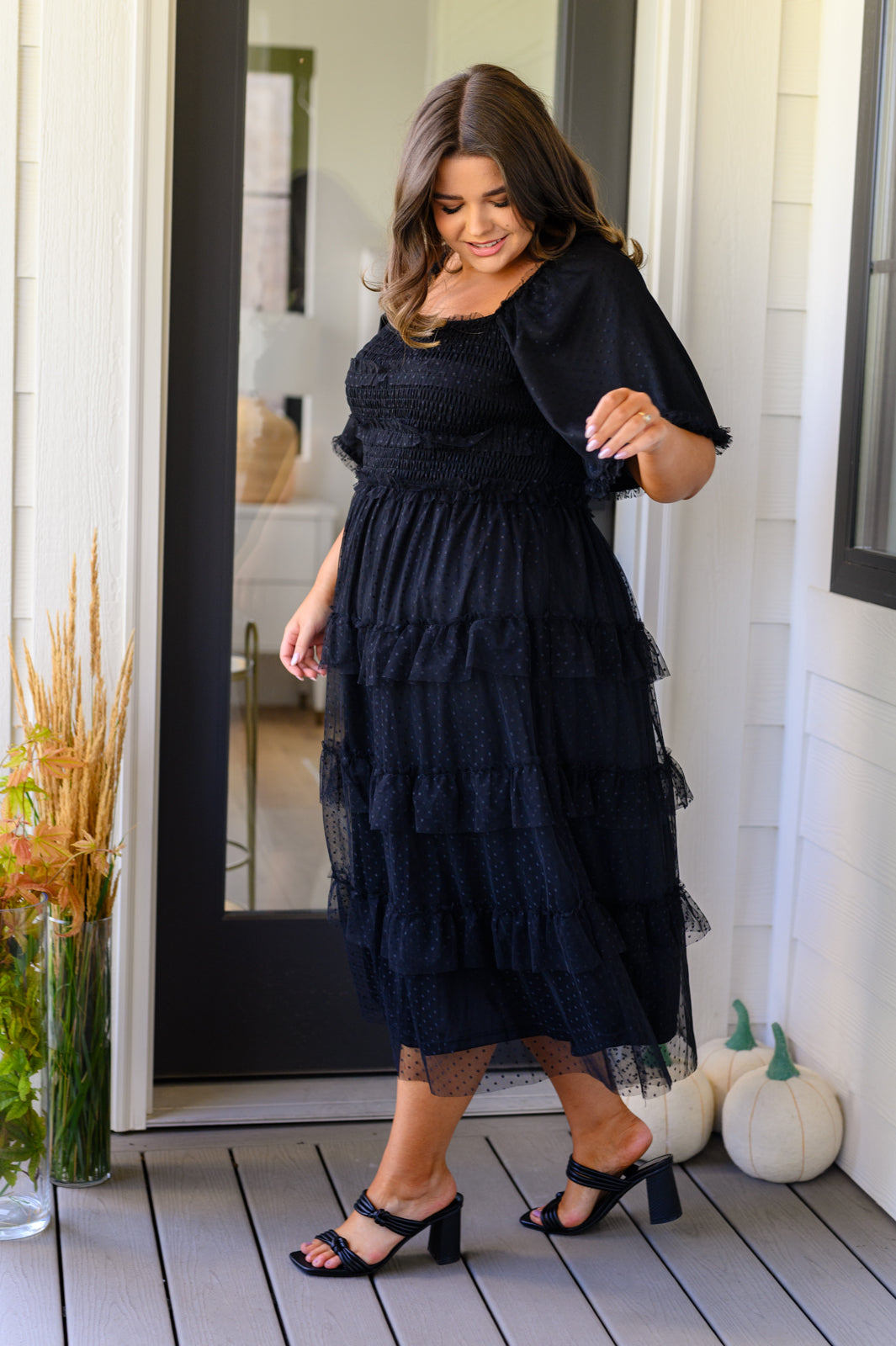 Vestido midi Midnight Waltz