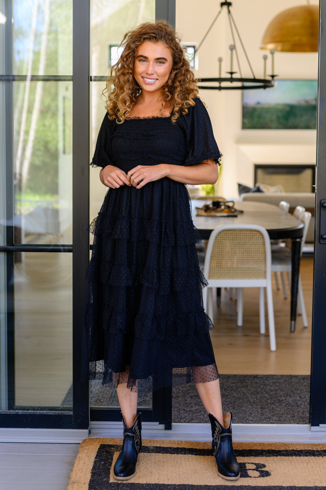 Vestido midi Midnight Waltz