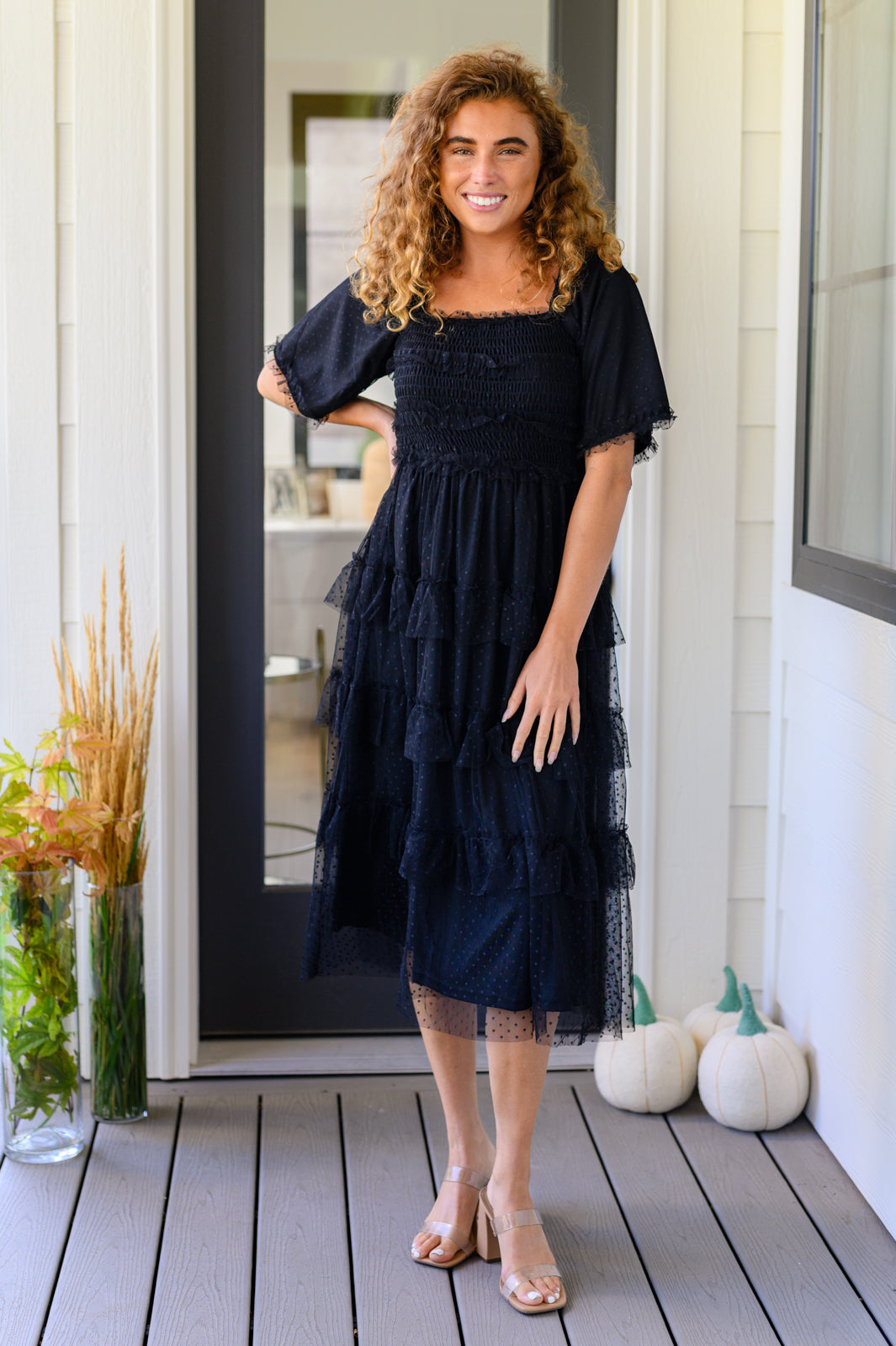 Vestido midi Midnight Waltz