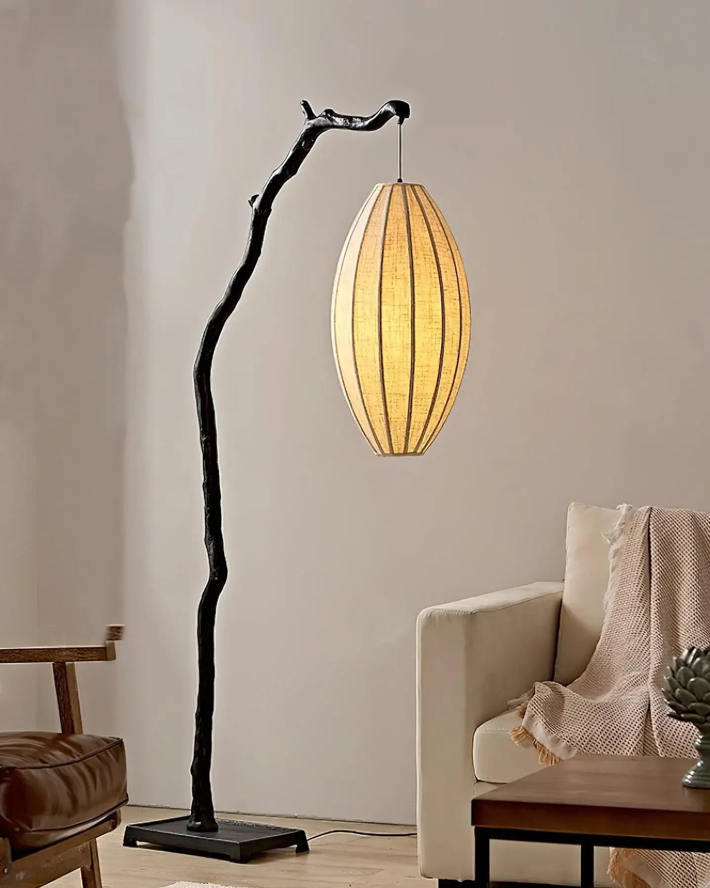 Minimalismo Lámpara de Pie Linterna de Árbol Heiko
