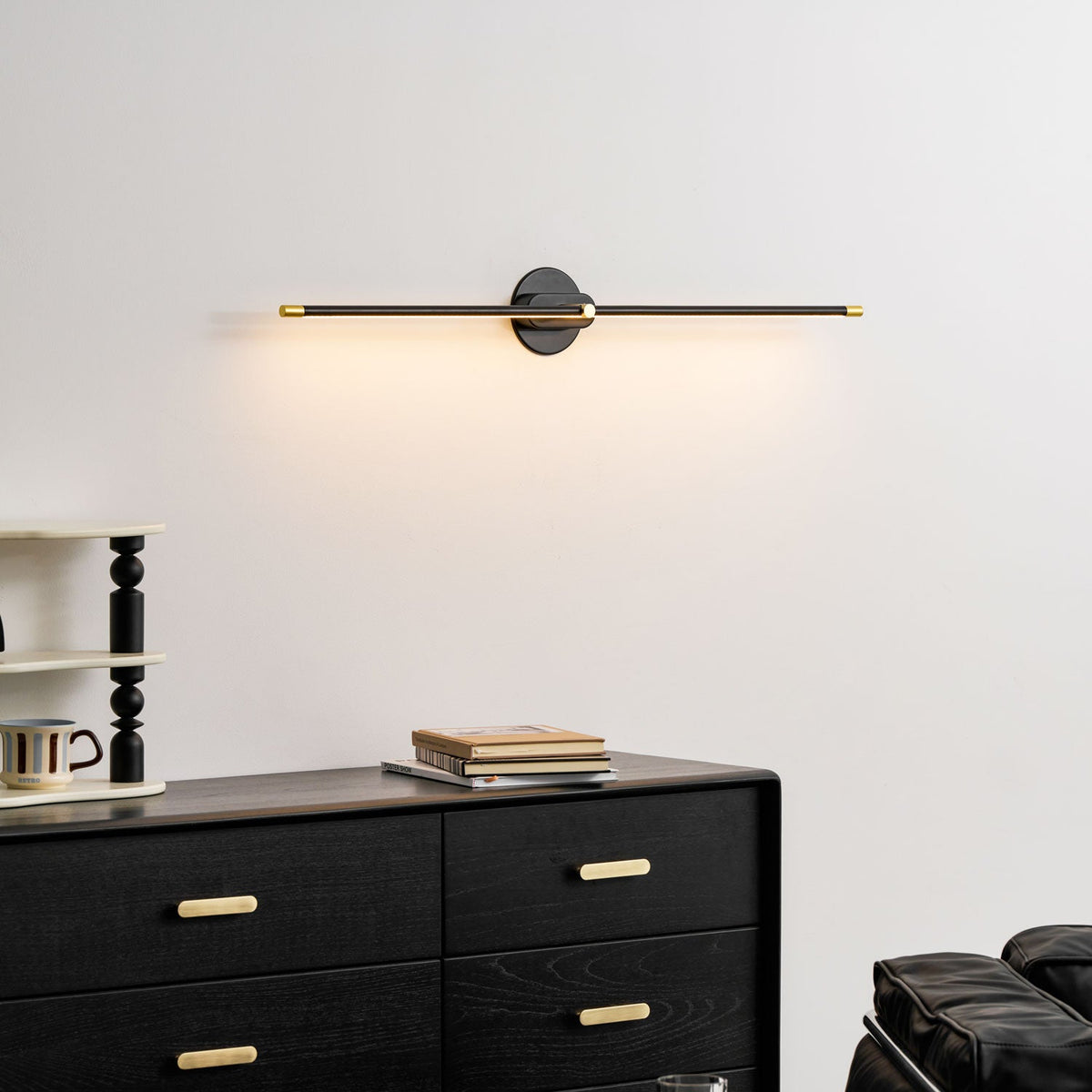 Hardwired Linear LED Wall Lamp with Dimmable Option | Slim Vanity Mirror Light
