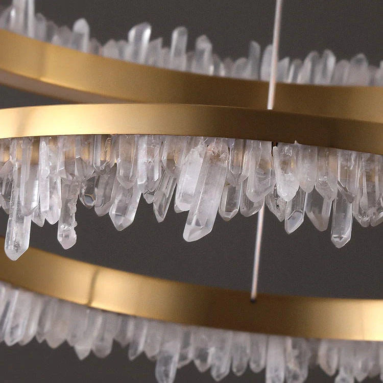 Lámpara de araña LED de cristal minimalista