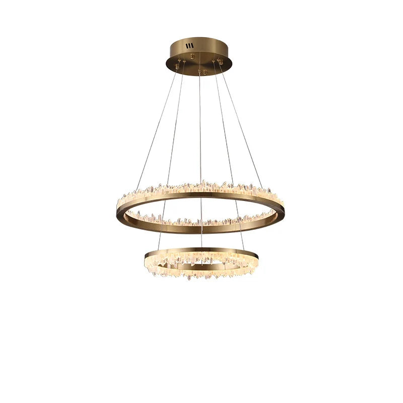 Lámpara de araña LED de cristal minimalista