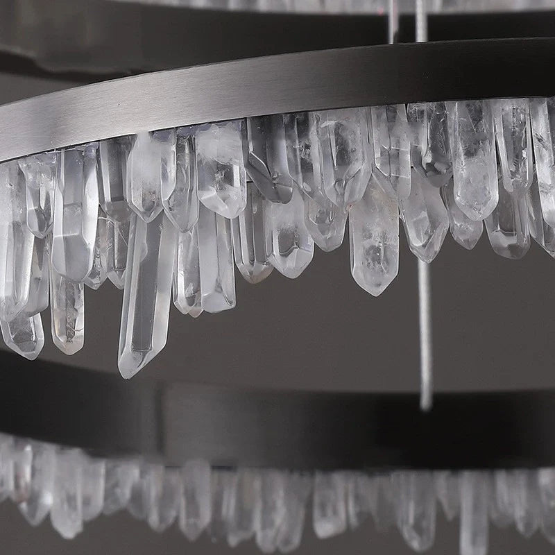 Lámpara de araña LED de cristal minimalista