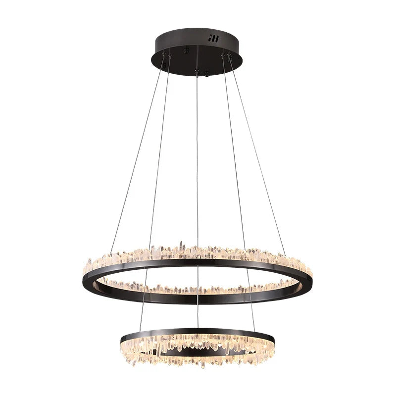 Lámpara de araña LED de cristal minimalista