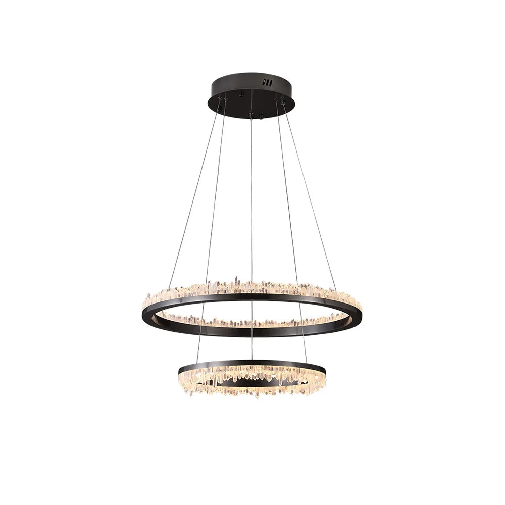 Lámpara de araña LED de cristal minimalista