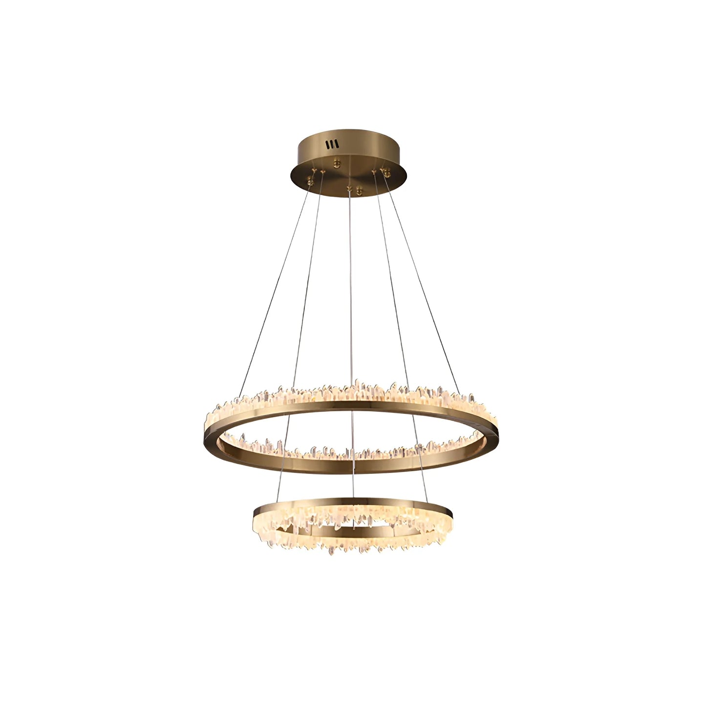 Lámpara de araña LED de cristal minimalista
