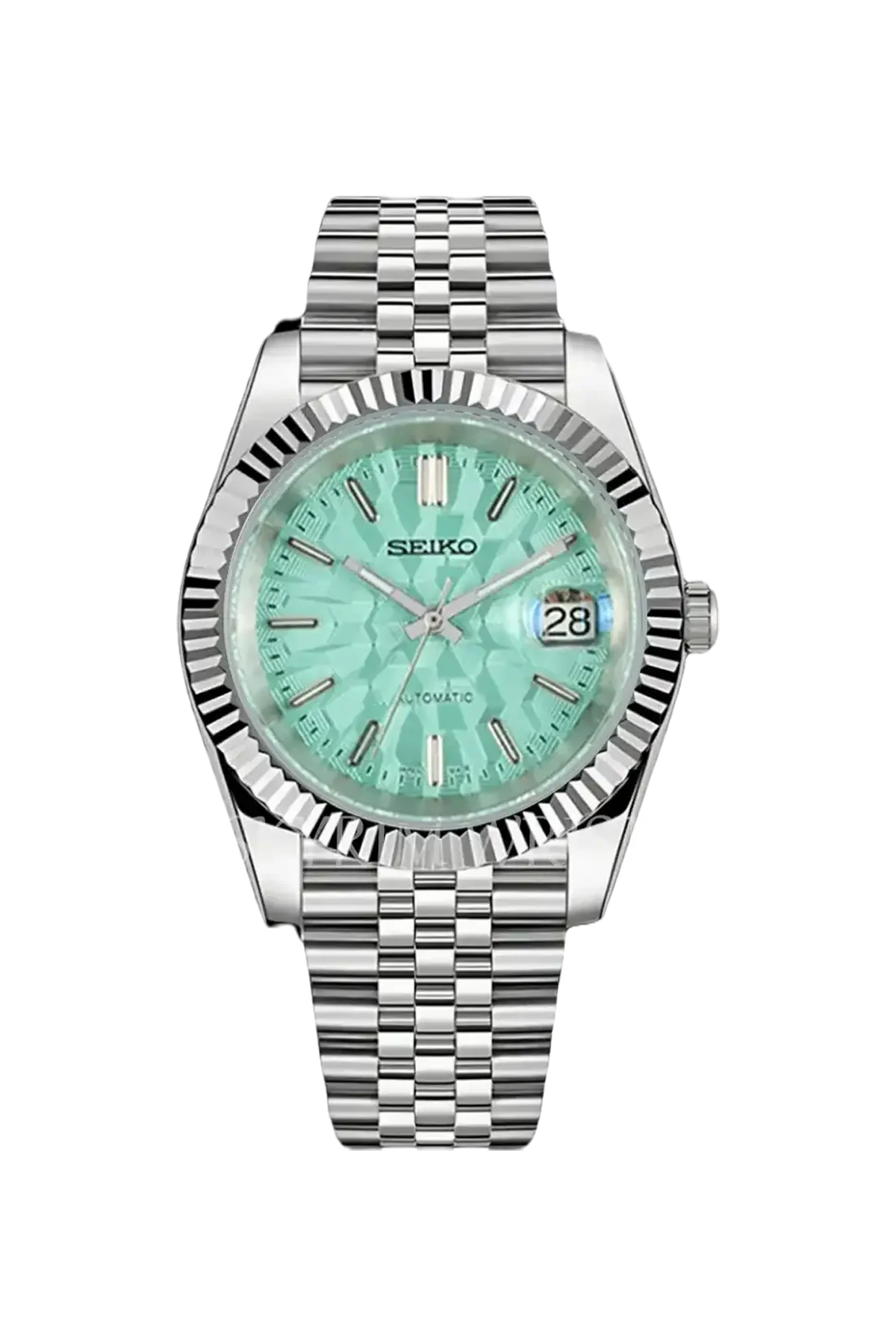 Mod Datejust Mosaic Tiffany Green