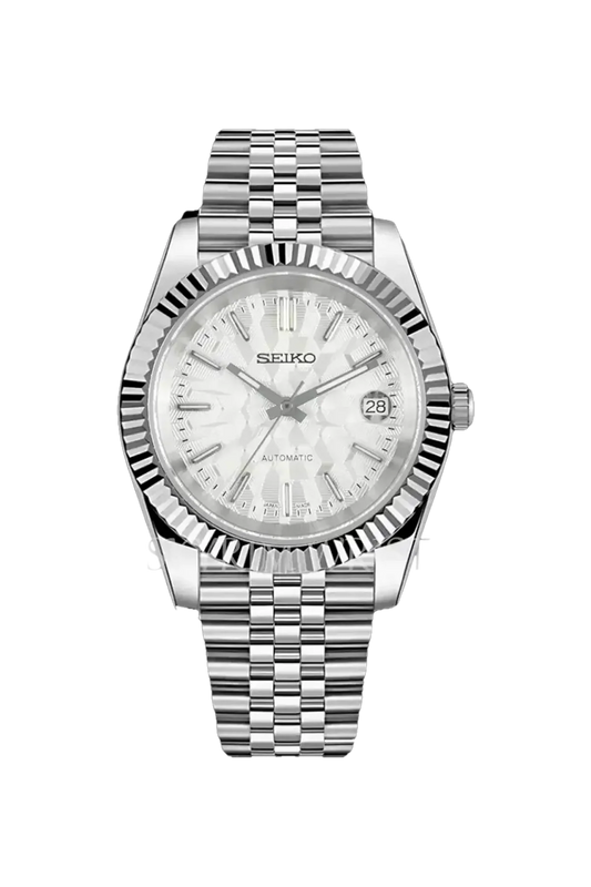 Mod Datejust Mosaic White