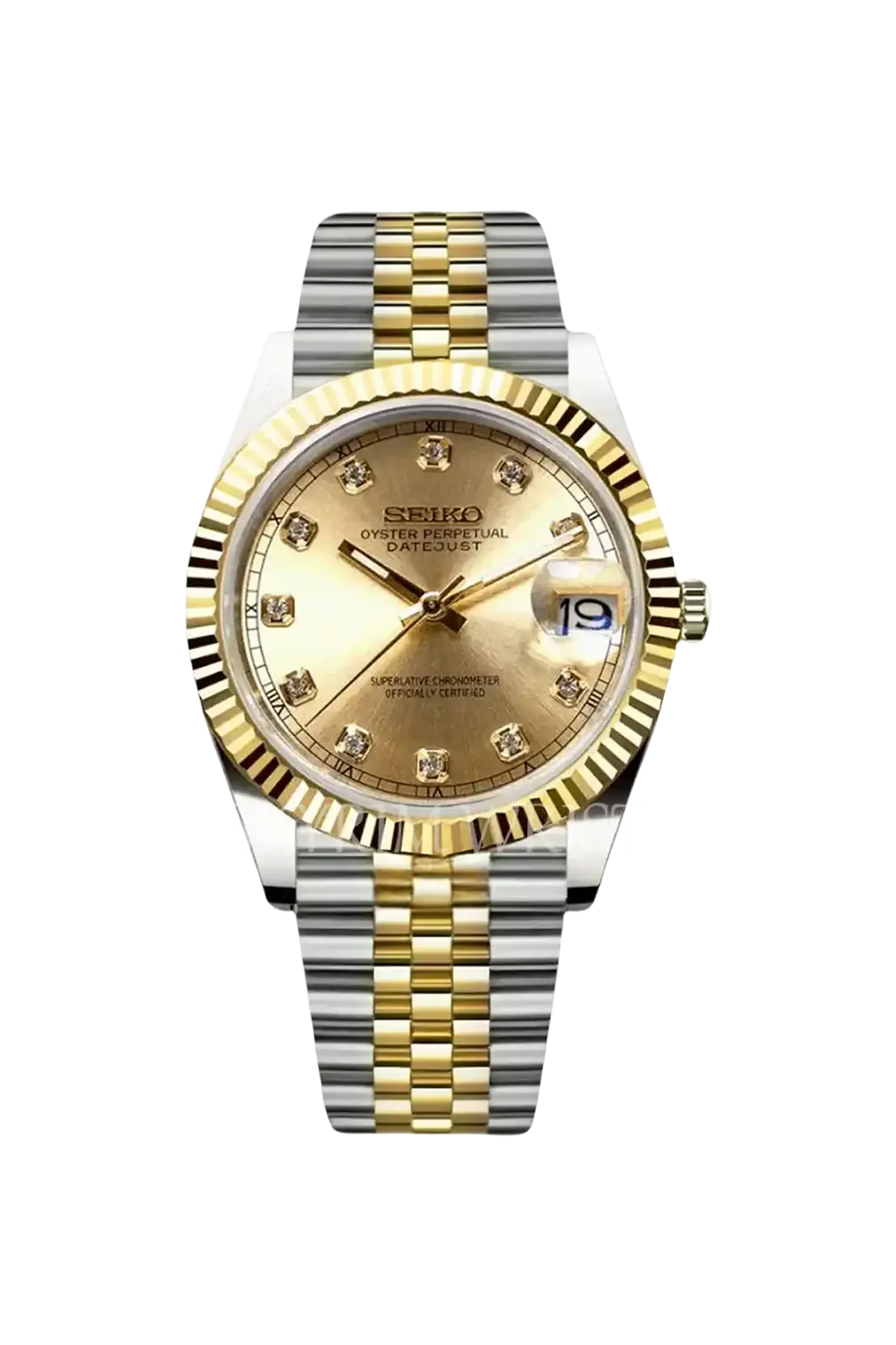 Mod Datejust Two-Tone Gold Diamond