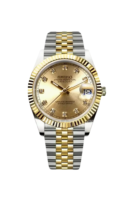 Mod Datejust Two-Tone Gold Diamond