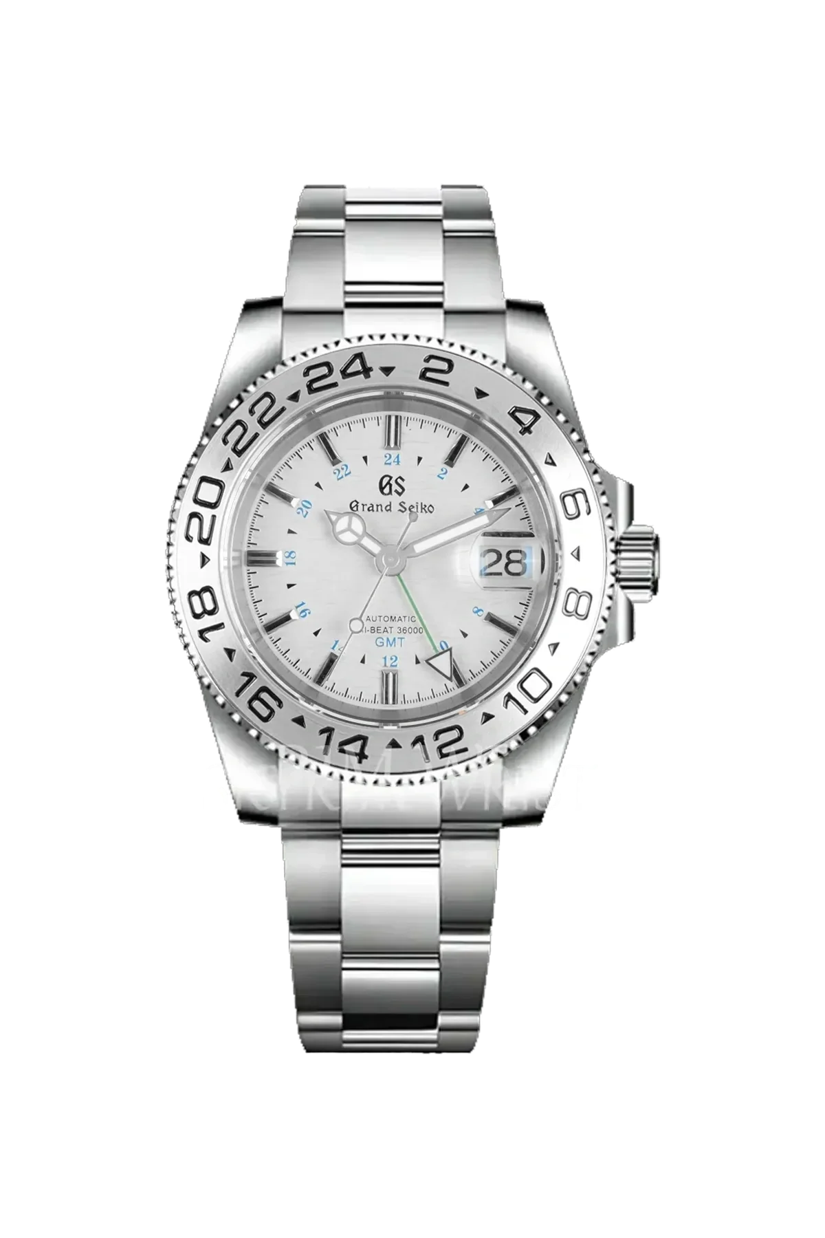 Mod GMT-Master II GS Silver White