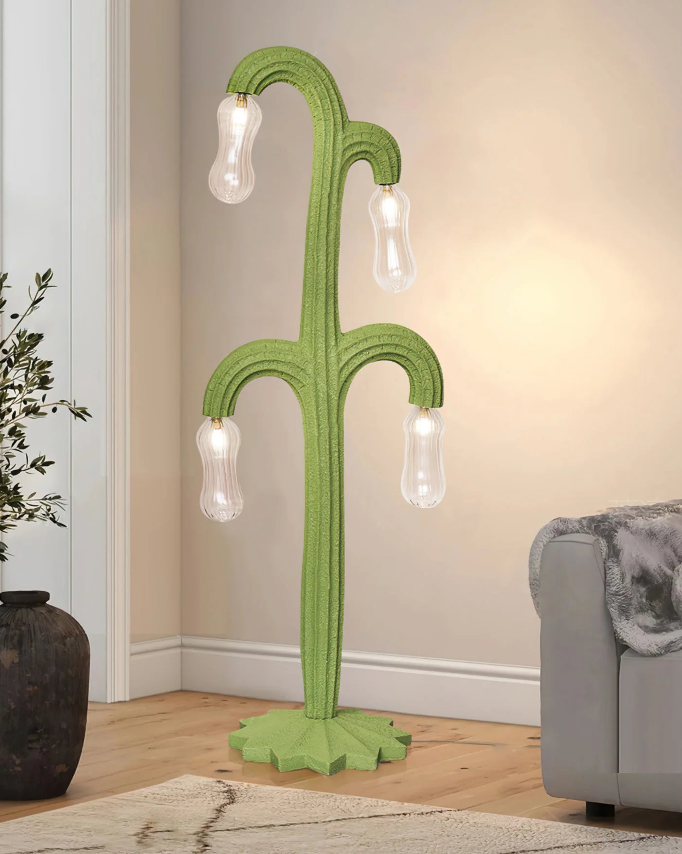 Lámpara de pie Cactus Moderna