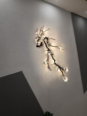 Aplique de pared "Flor de ciruelo"
