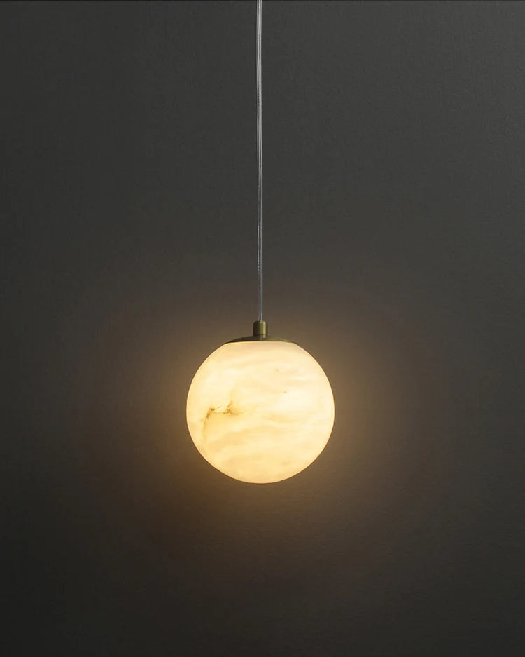 Lámpara Colgante Luna Alabastro