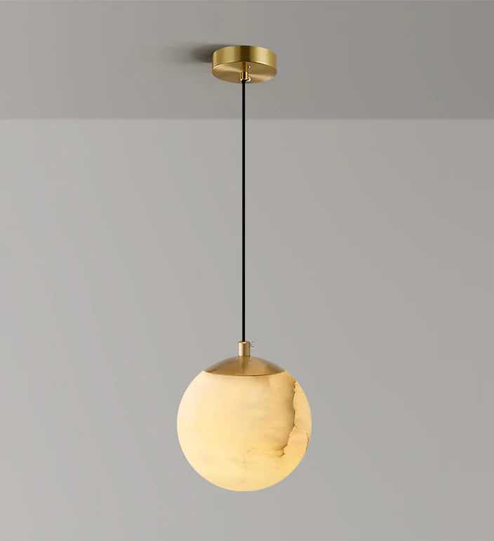 Lámpara Colgante Luna Alabastro