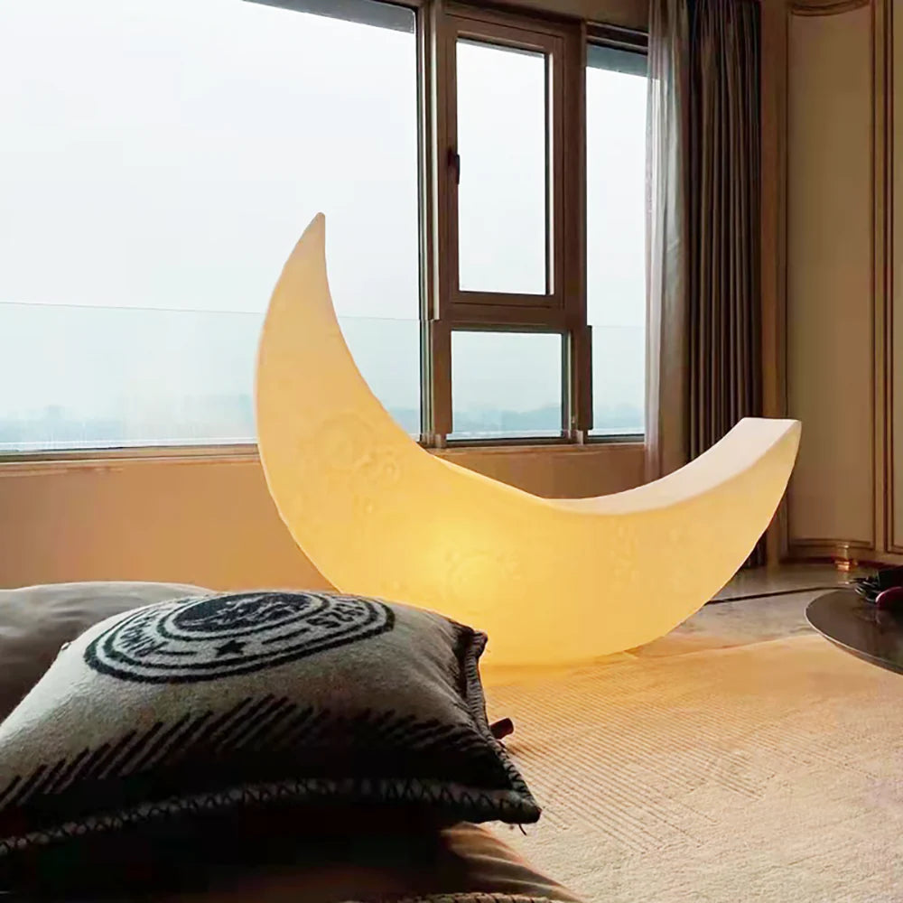 Lámpara de pie Paisaje de luz de luna