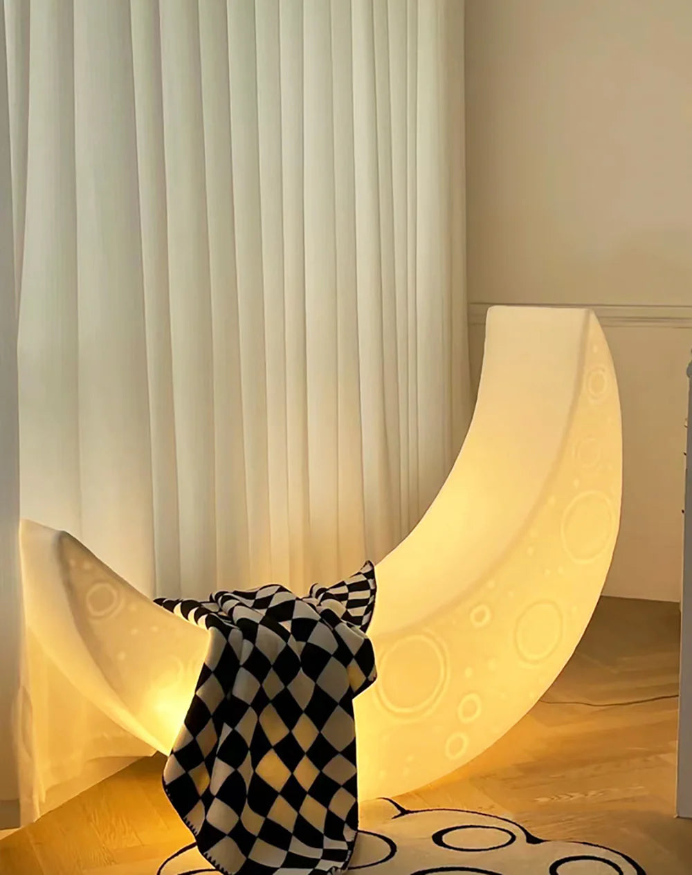Lámpara de pie Paisaje de luz de luna
