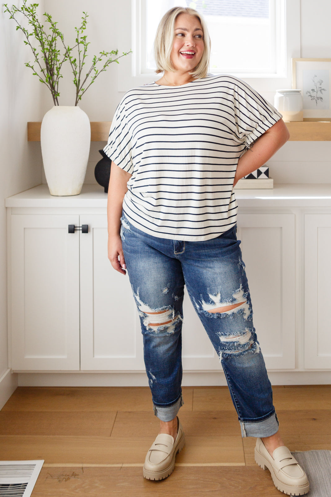 Blusa de rayas Mucho ruido y pocas nueces
